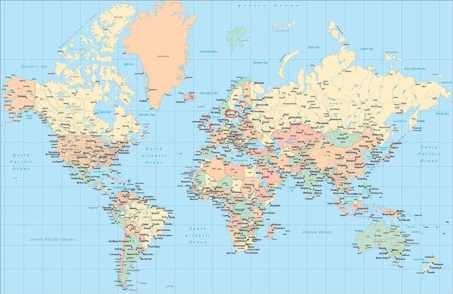 Ubicación de Estocolmo en el mapa mundial